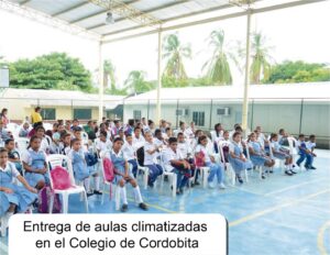Entrega de aulas climatizadas_Colegio Cordobita Cienaga