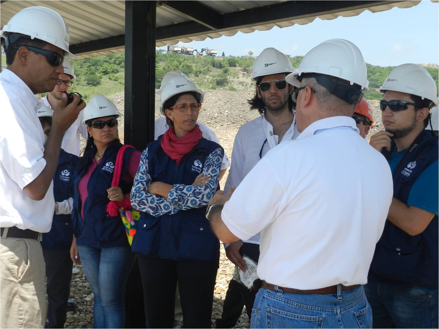 *Delegados de la Defensoría del Pueblo Colombiano recorren el proyecto minero La Loma – Pribbenow – de Drummond Ltd.