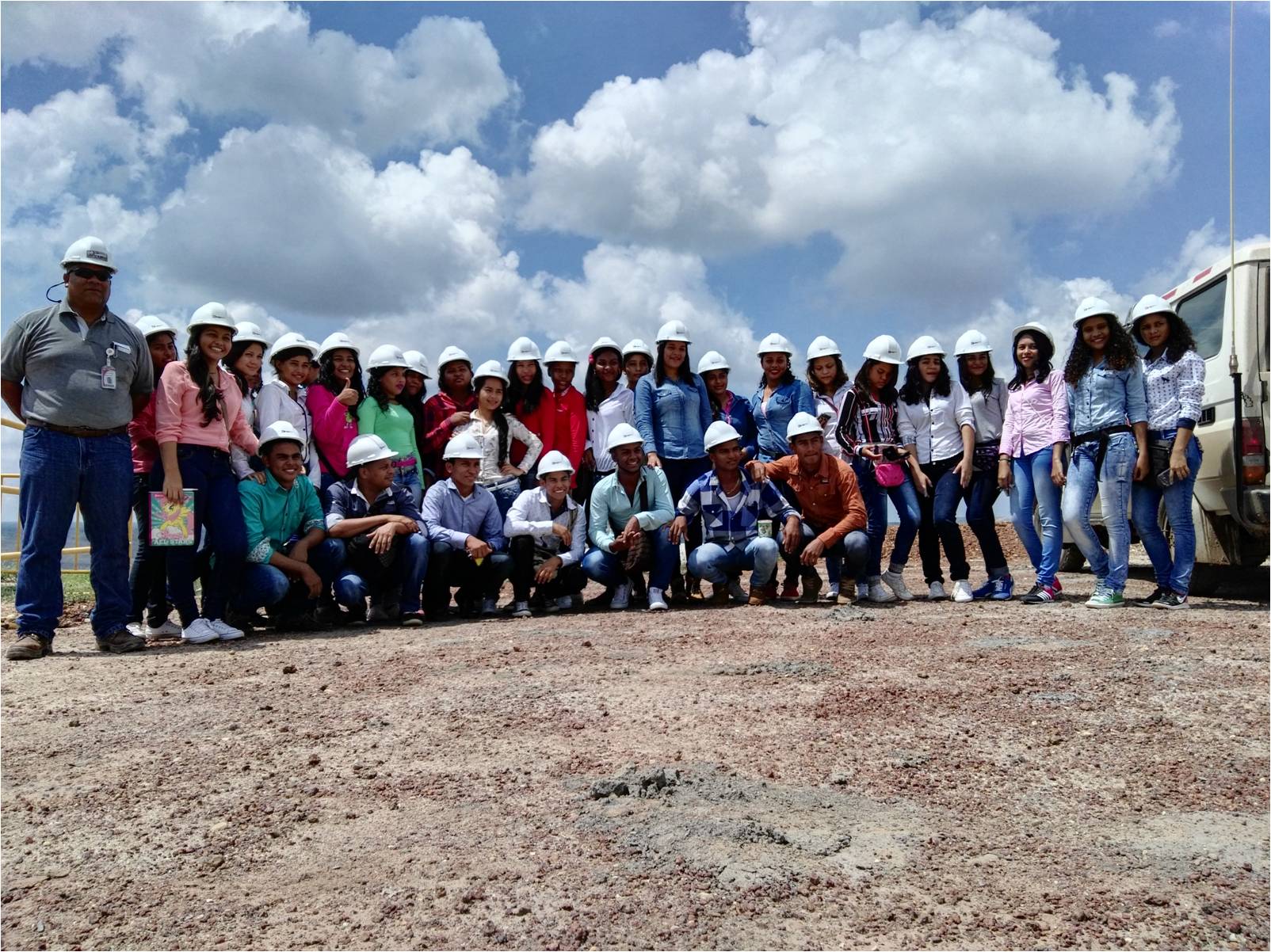 Estudiantes de undécimo grado de la Institución Educativa Benito Ramos Trespalacios.